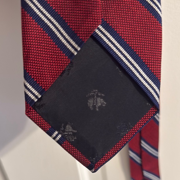 Brooks Brothers Red and Blue Striped Silk Tie - Picture 3 of 5